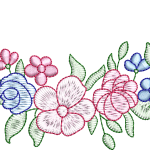 Wreath embroidery design 247f
