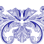Wreath embroidery design 250f