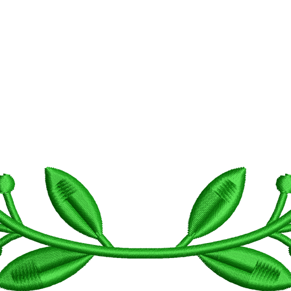 Wreath embroidery design 256f