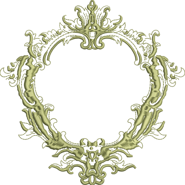 Wreath embroidery design 259f