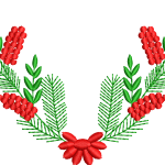 Çelenk nakış tasarımı 261f