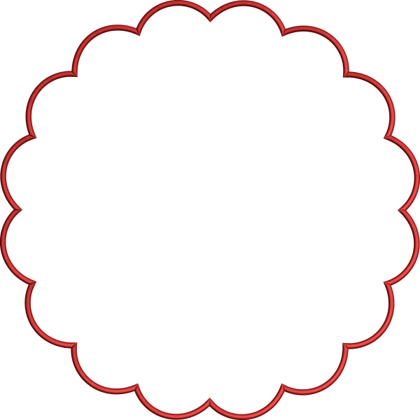 Frame embroidery design