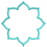 Frame embroidery design 132f