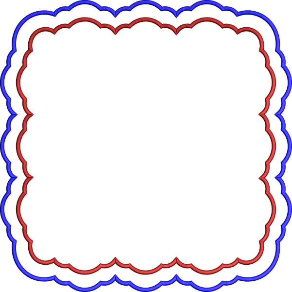 Frame embroidery design 136f