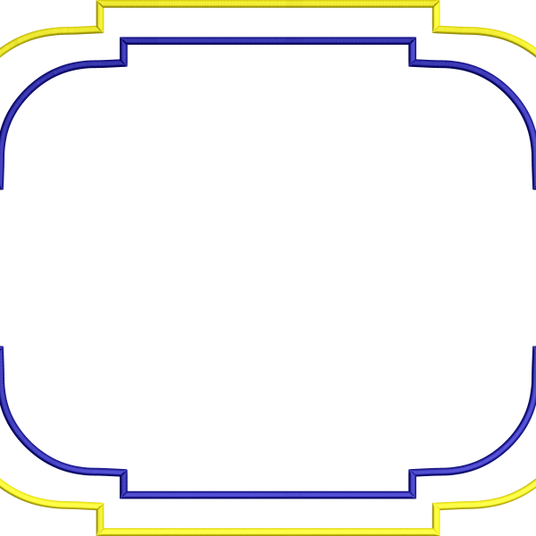 Frame 20f oval corner rectangle