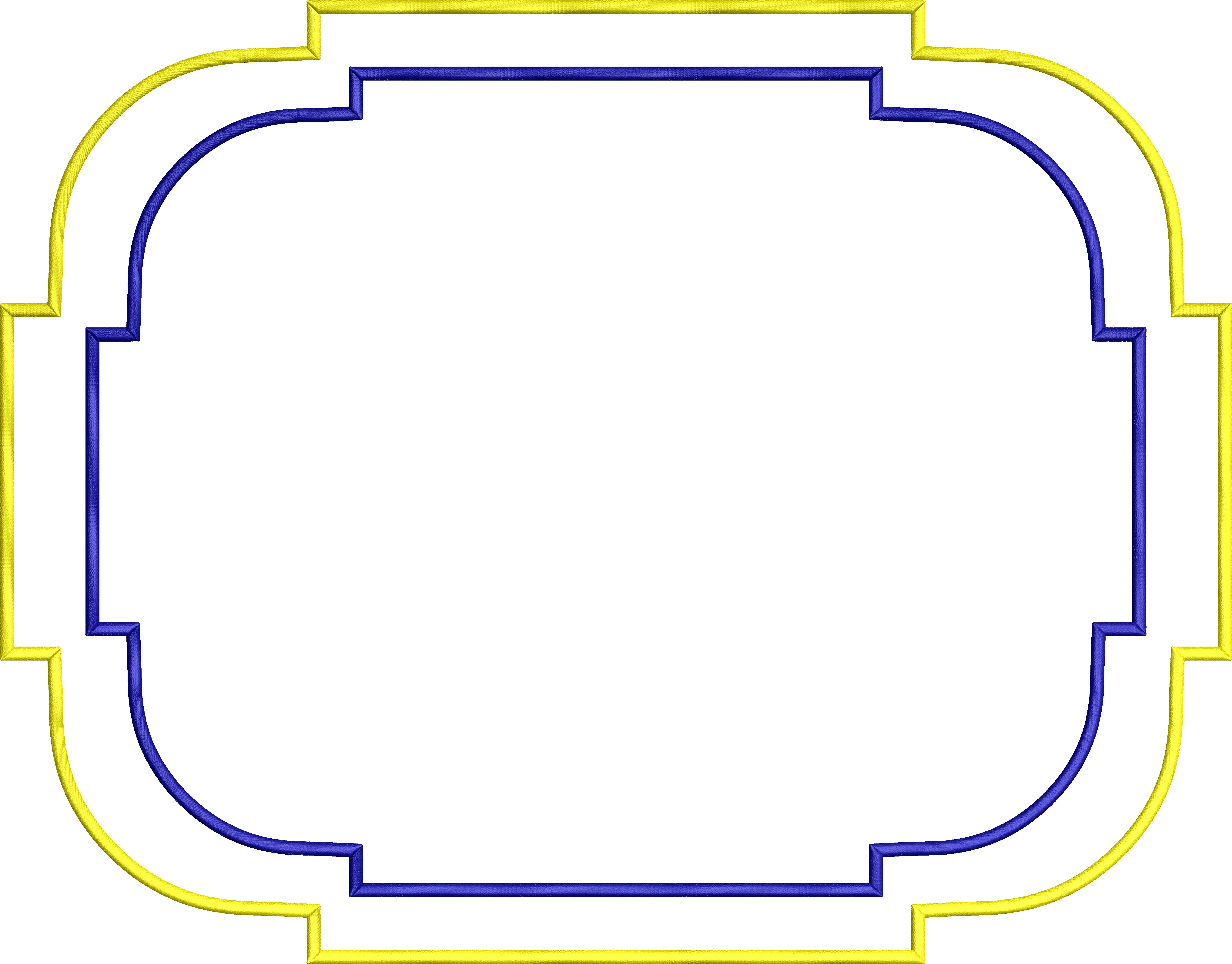Frame 20f oval corner rectangle