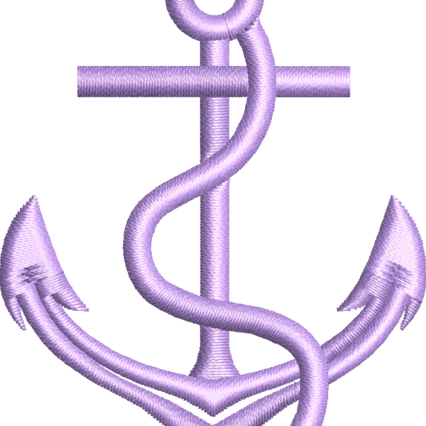 Anchor embroidery design 13f