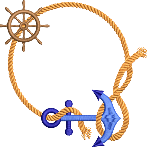 Anchor 5f rudder rope
