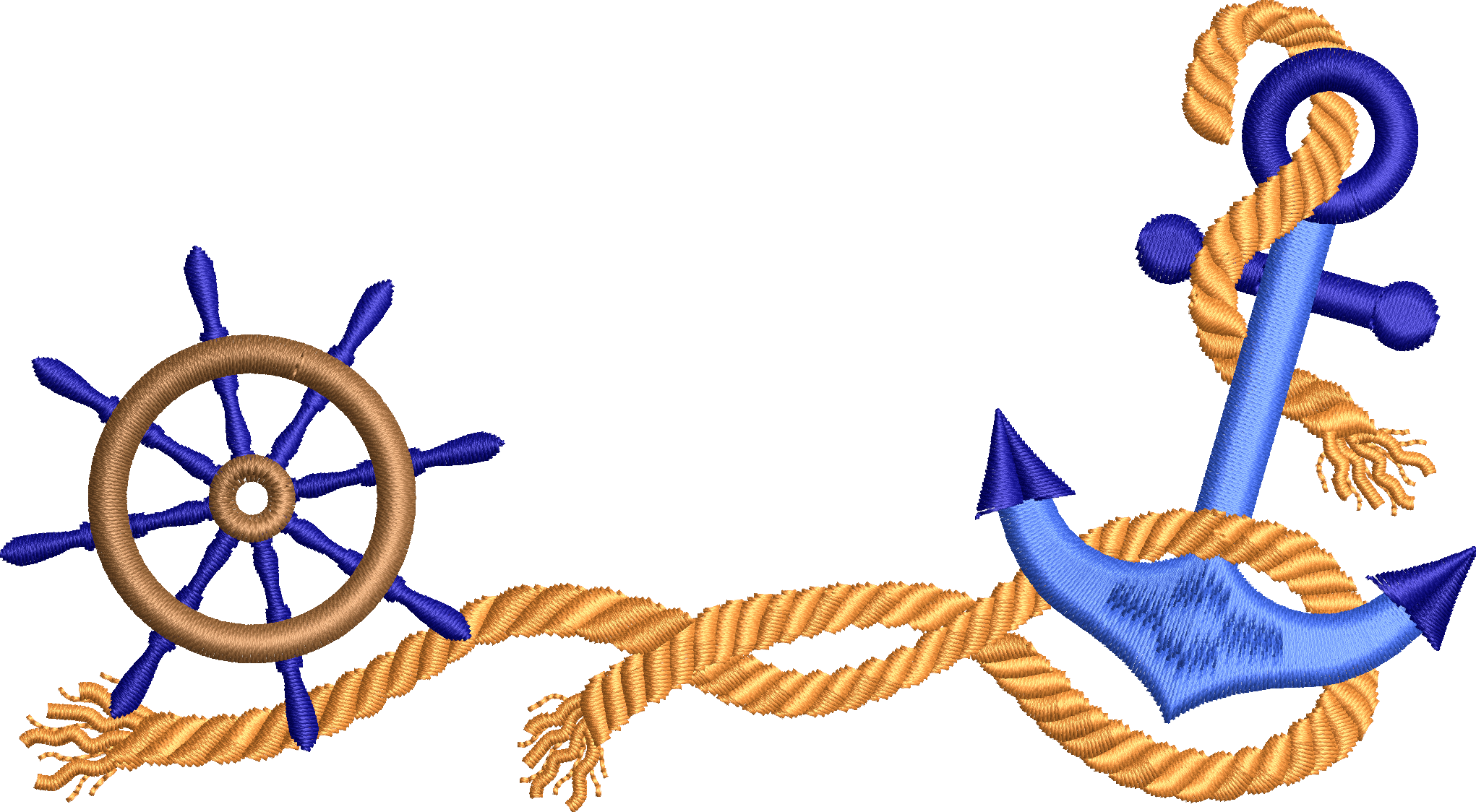 Anchor 5f rudder rope b