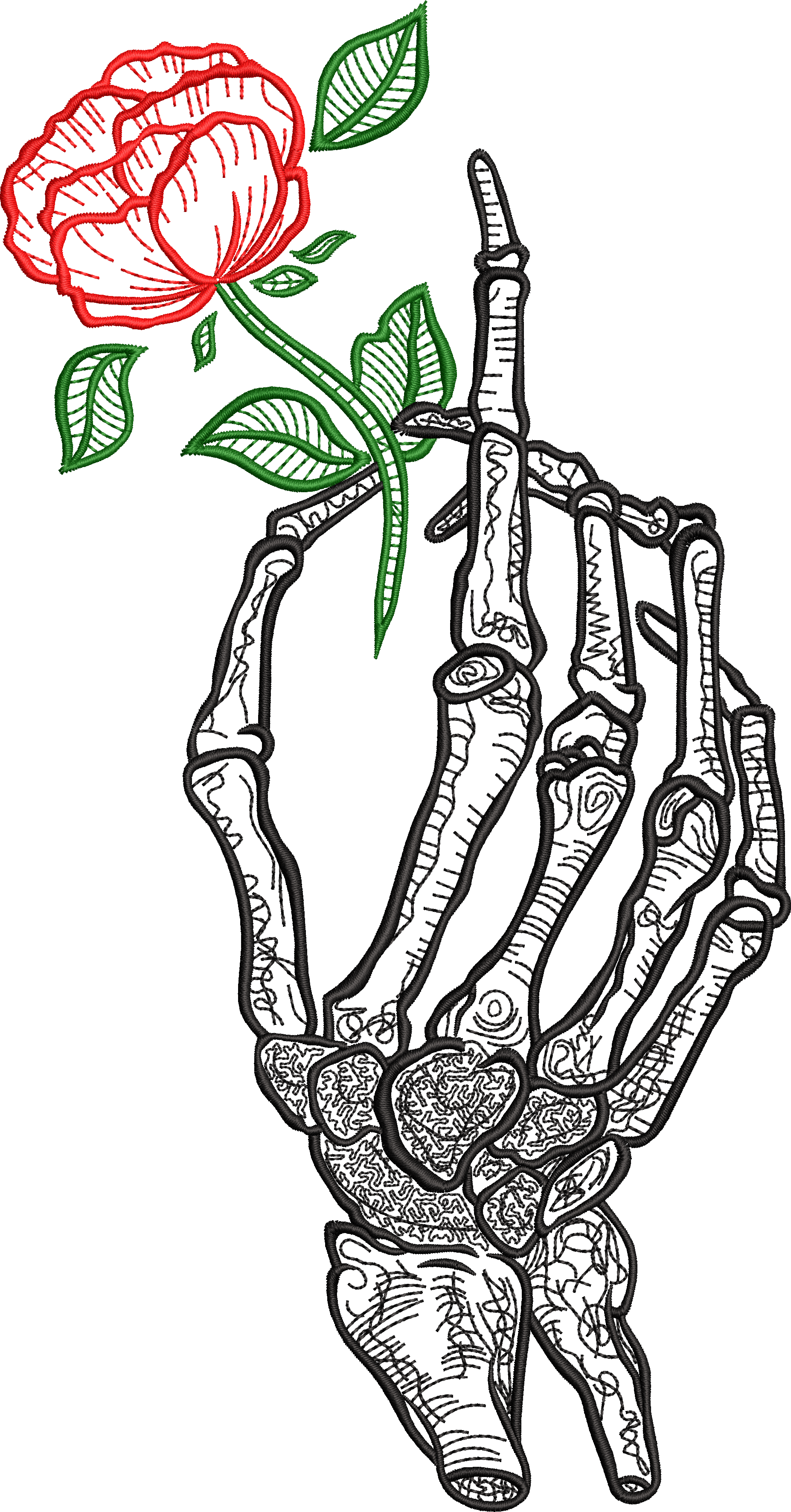 Hand embroidery design