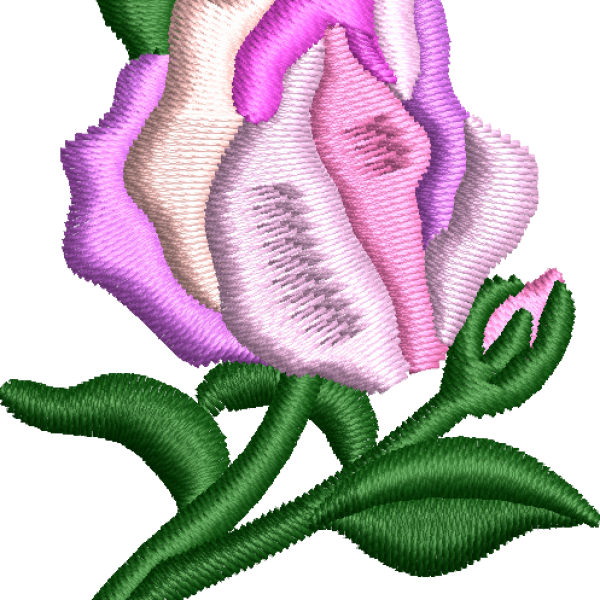 Rose embroidery design