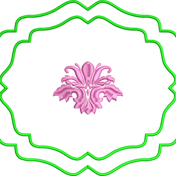 Kokteyl peçete 9f çerçeveli pembe gül