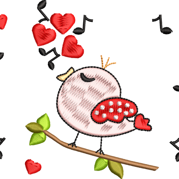 Bird 4f heart note