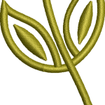 Tulip flower embroidery design