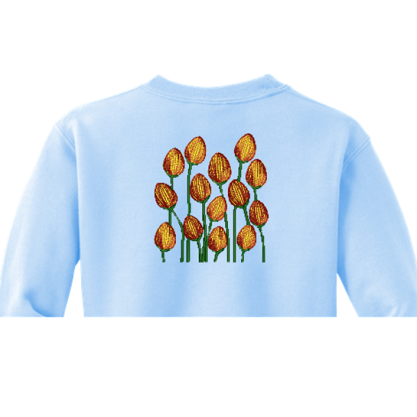 Tulip embroidery design 16f