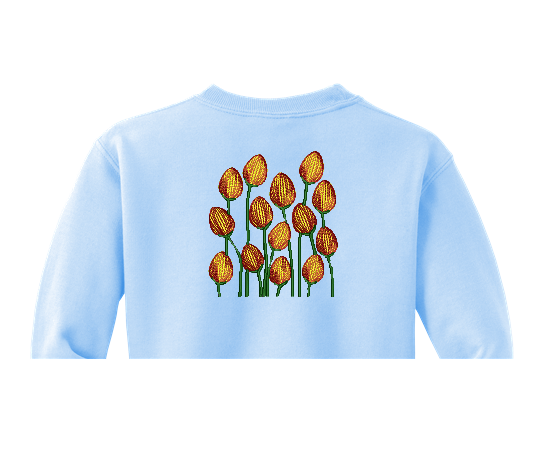Tulip embroidery design 16f