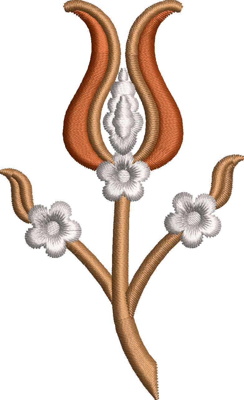 Tulip maraş embroidery design 58f