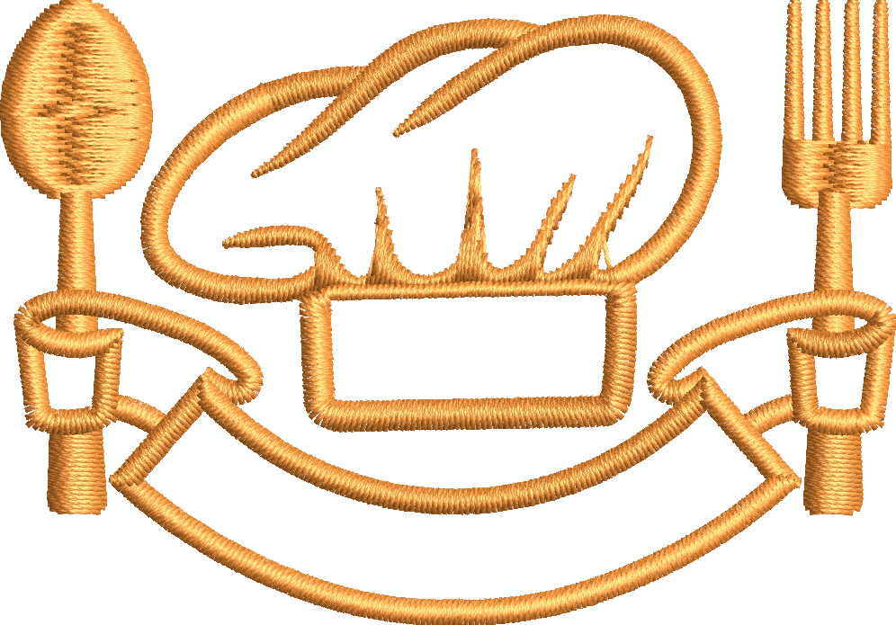 Kitchen 10f cook hat cutlery spoon