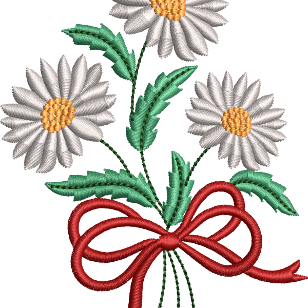 Daisy embroidery design 11f