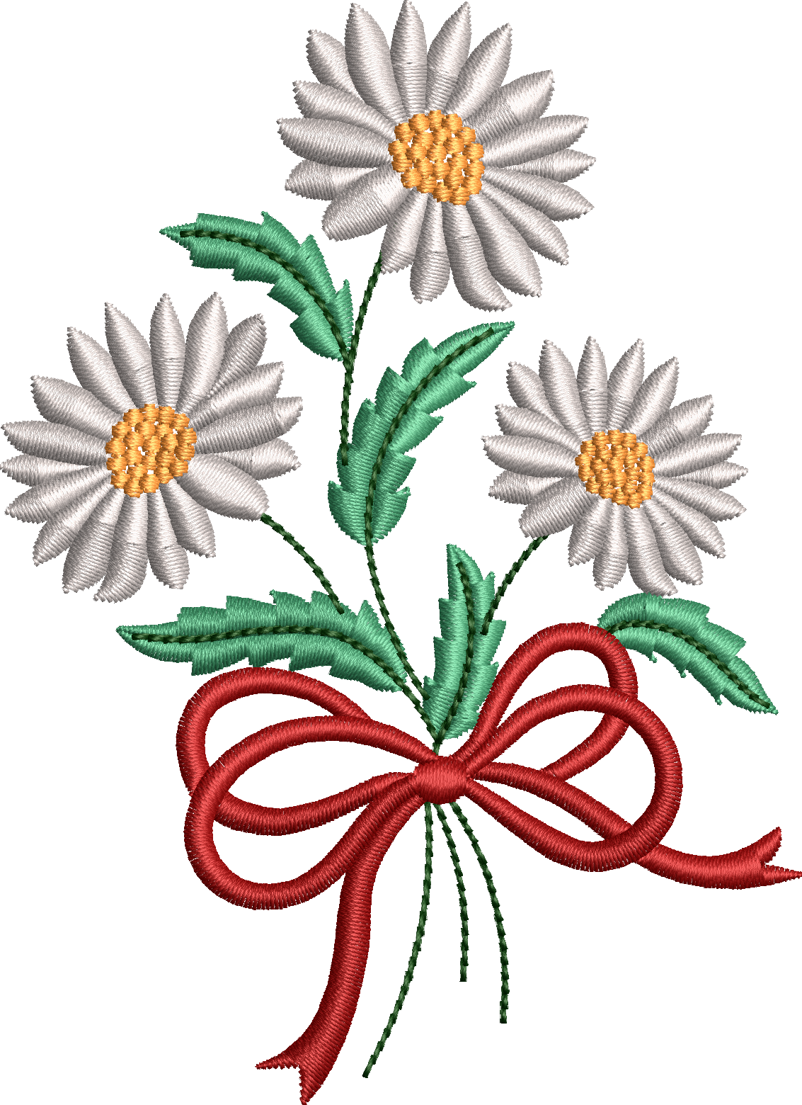 Daisy embroidery design 11f
