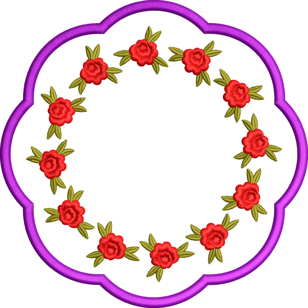 Rose napkin 141f