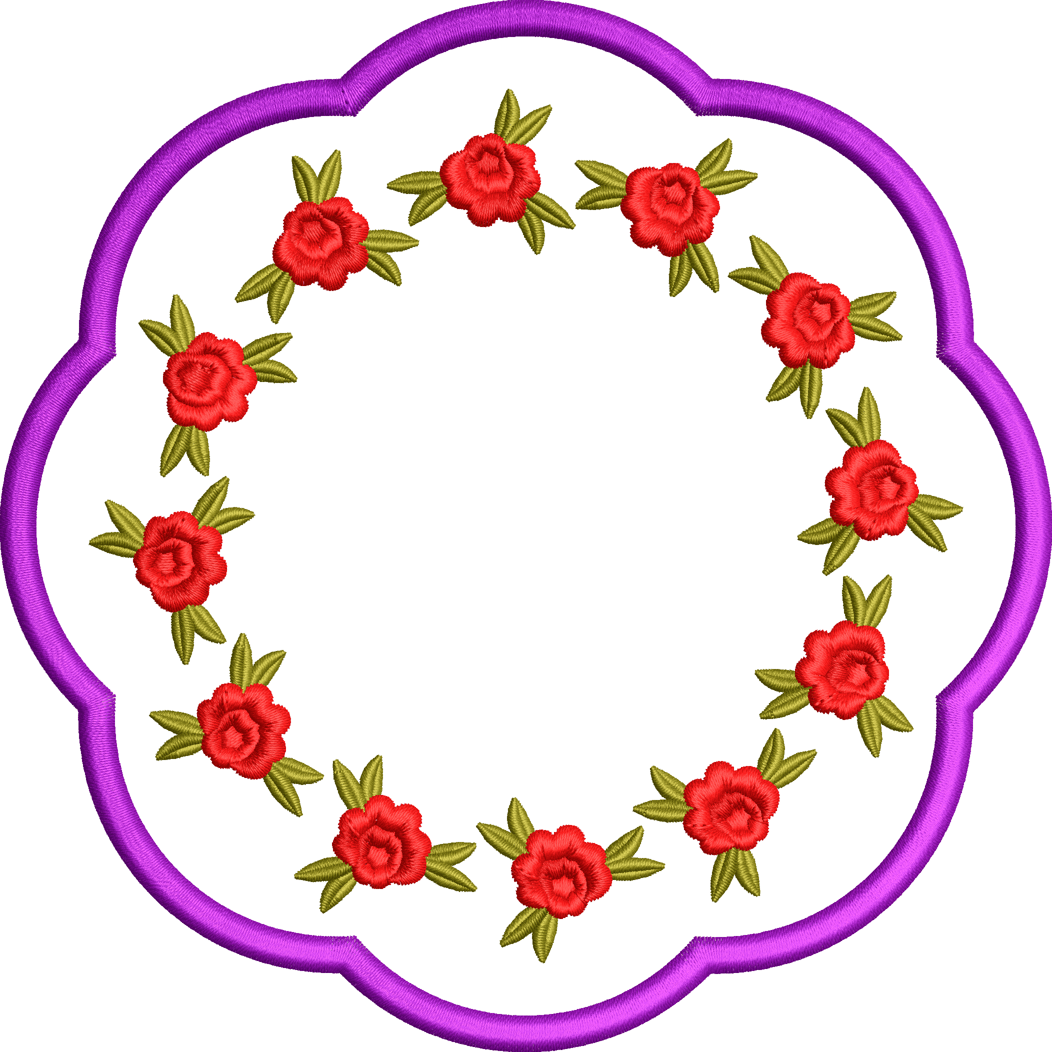 Rose napkin 141f