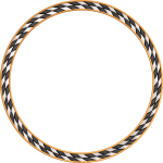 Napkin 55f round checkered