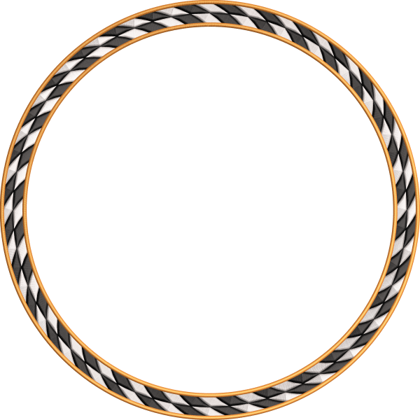 Napkin 55f round checkered