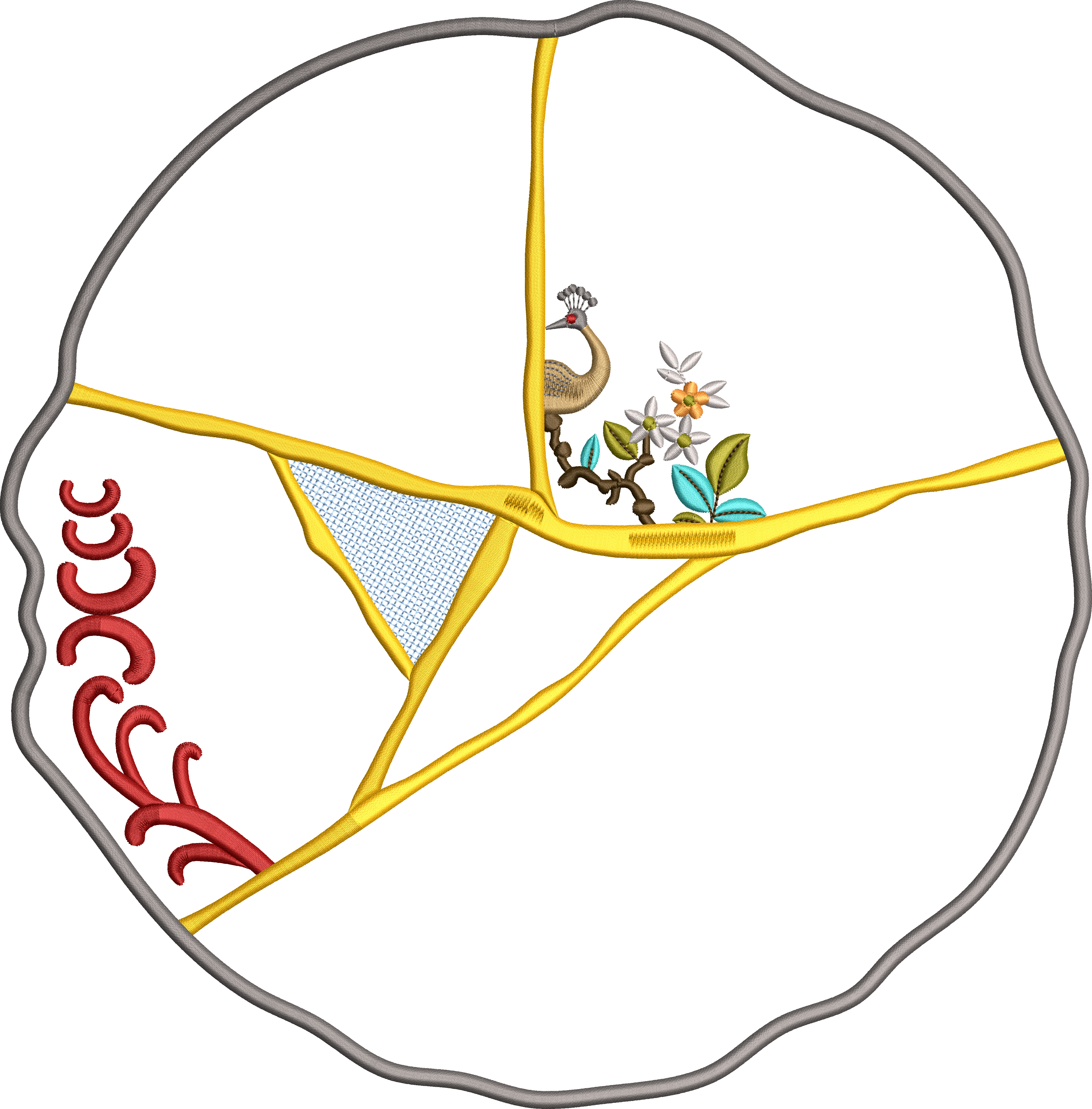Napkin 85f Kintsugi