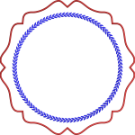 Napkin round with 95f spike