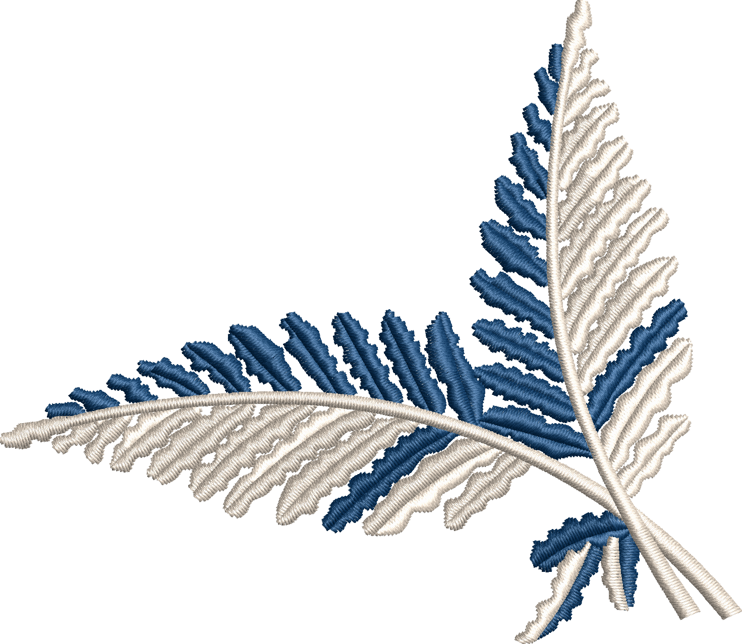 Leaf embroidery design 36f